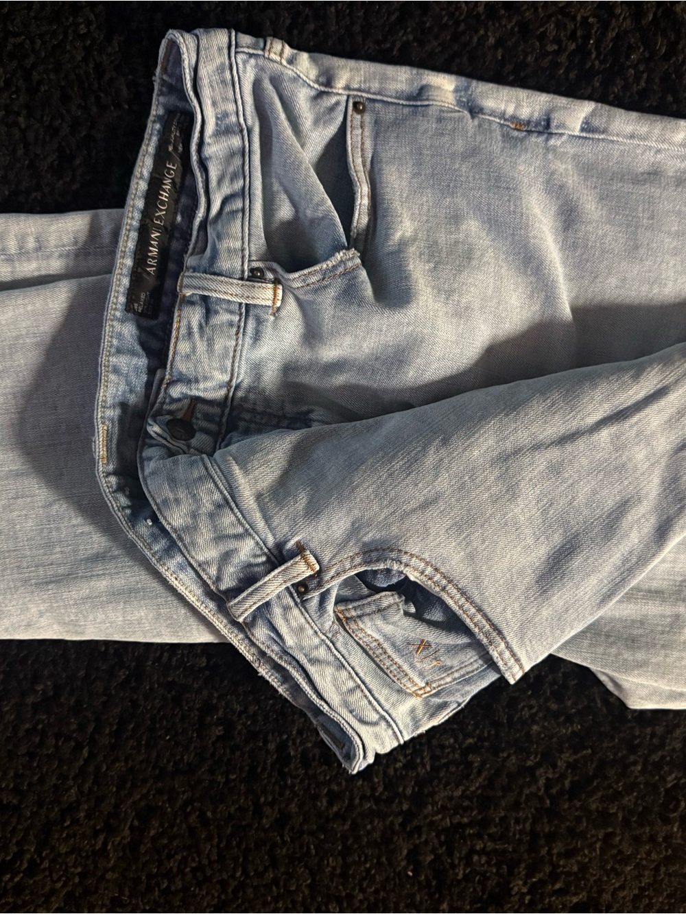 Armani Exchange Men’s Light Wash Jeans